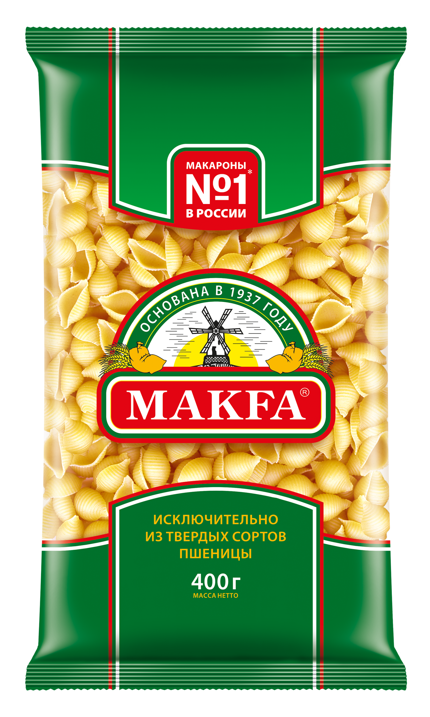 Макароны ракушки MAKFA