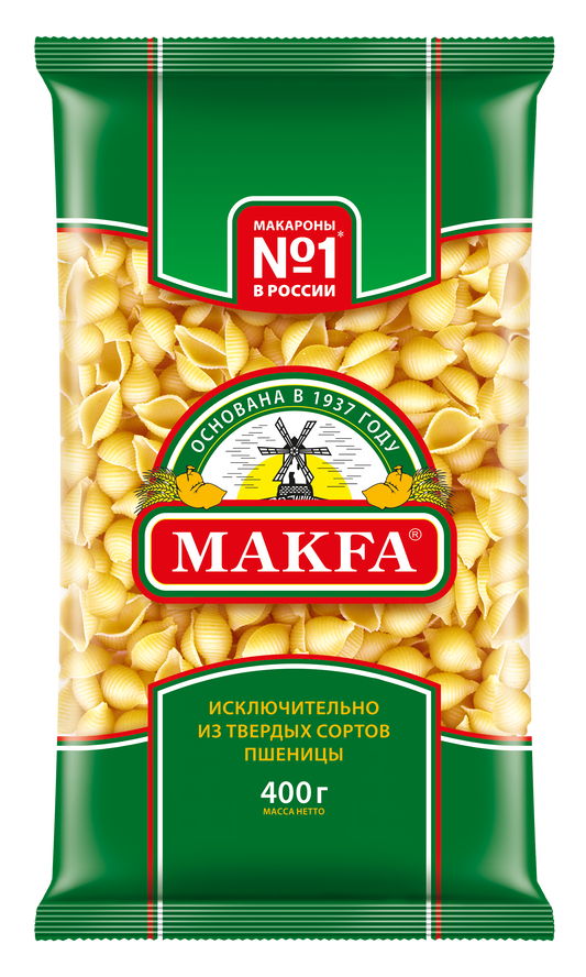 Макароны ракушки MAKFA