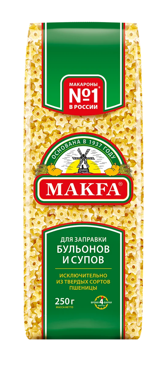 Паста звездочки для супов  MAKFA