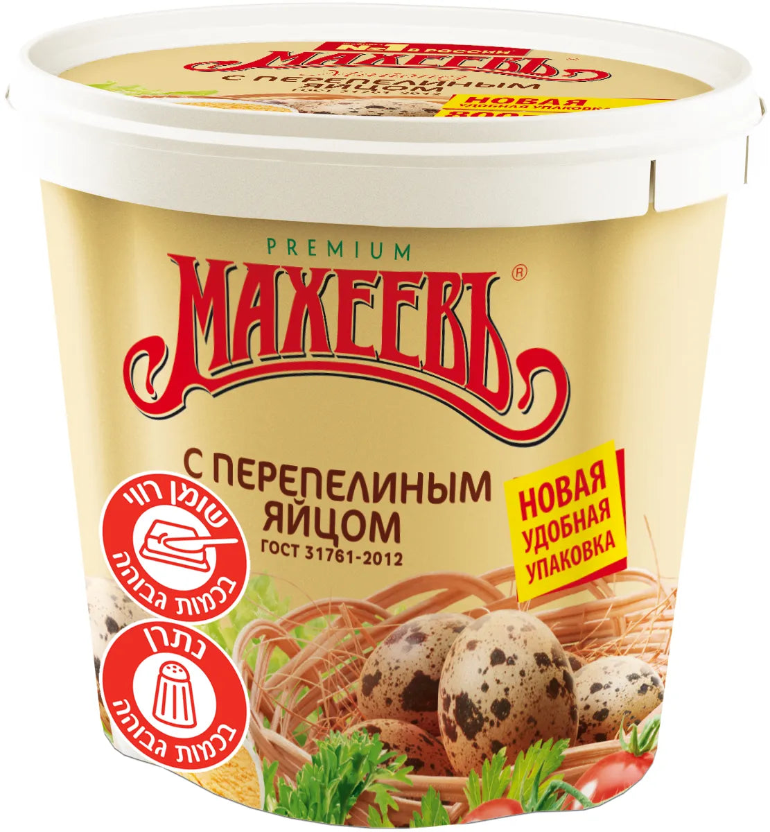 Майонез с перепелиным яйцом Махеев