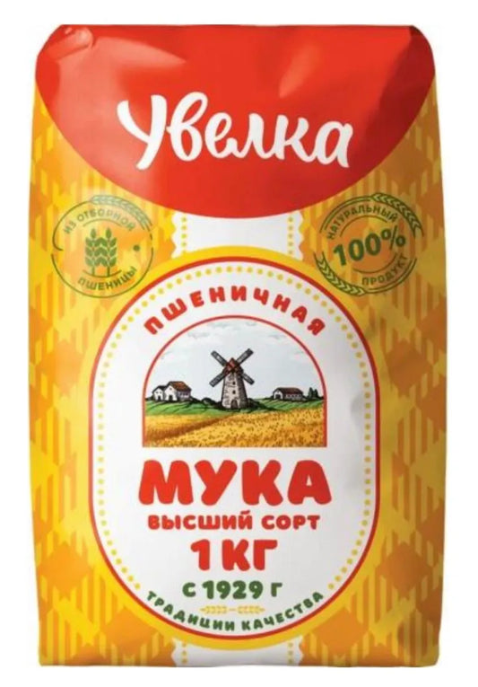 Мука пшеничная Увелка 1 кг