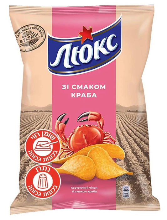Чипсы Люкс со вкусом краба