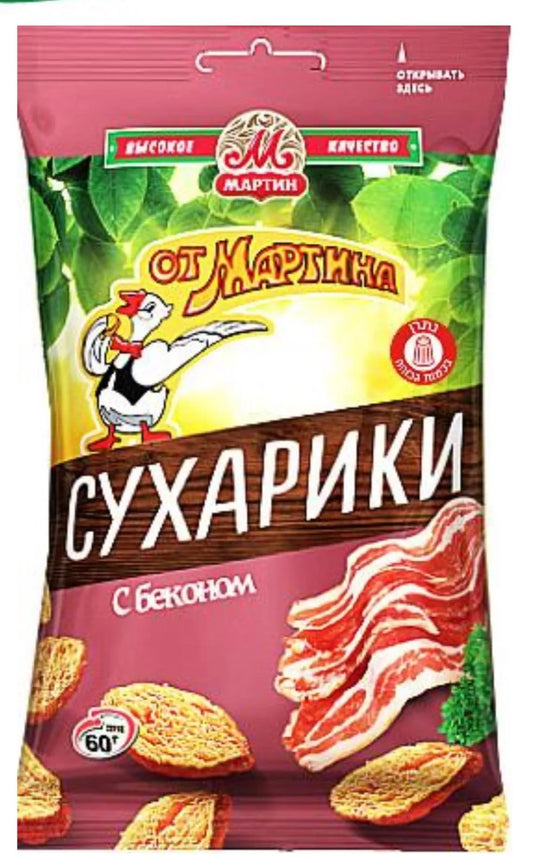 Сухарики от Мартина со вкусом бекона