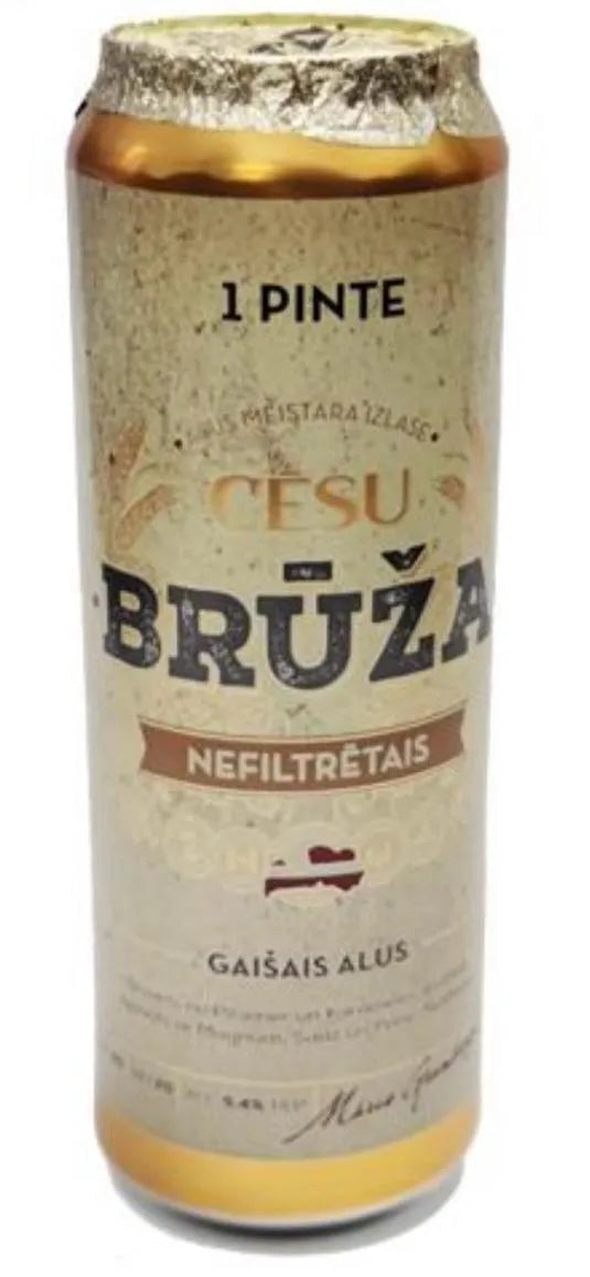 Чешское пиво CESU Bruza нефильтрованное