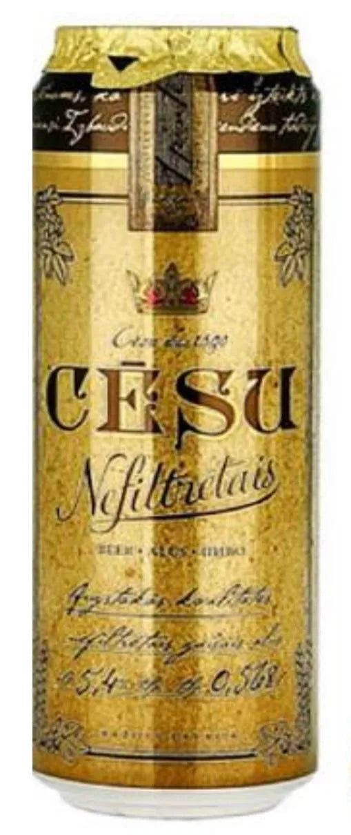 Чешское пиво CESU нефильтрованное