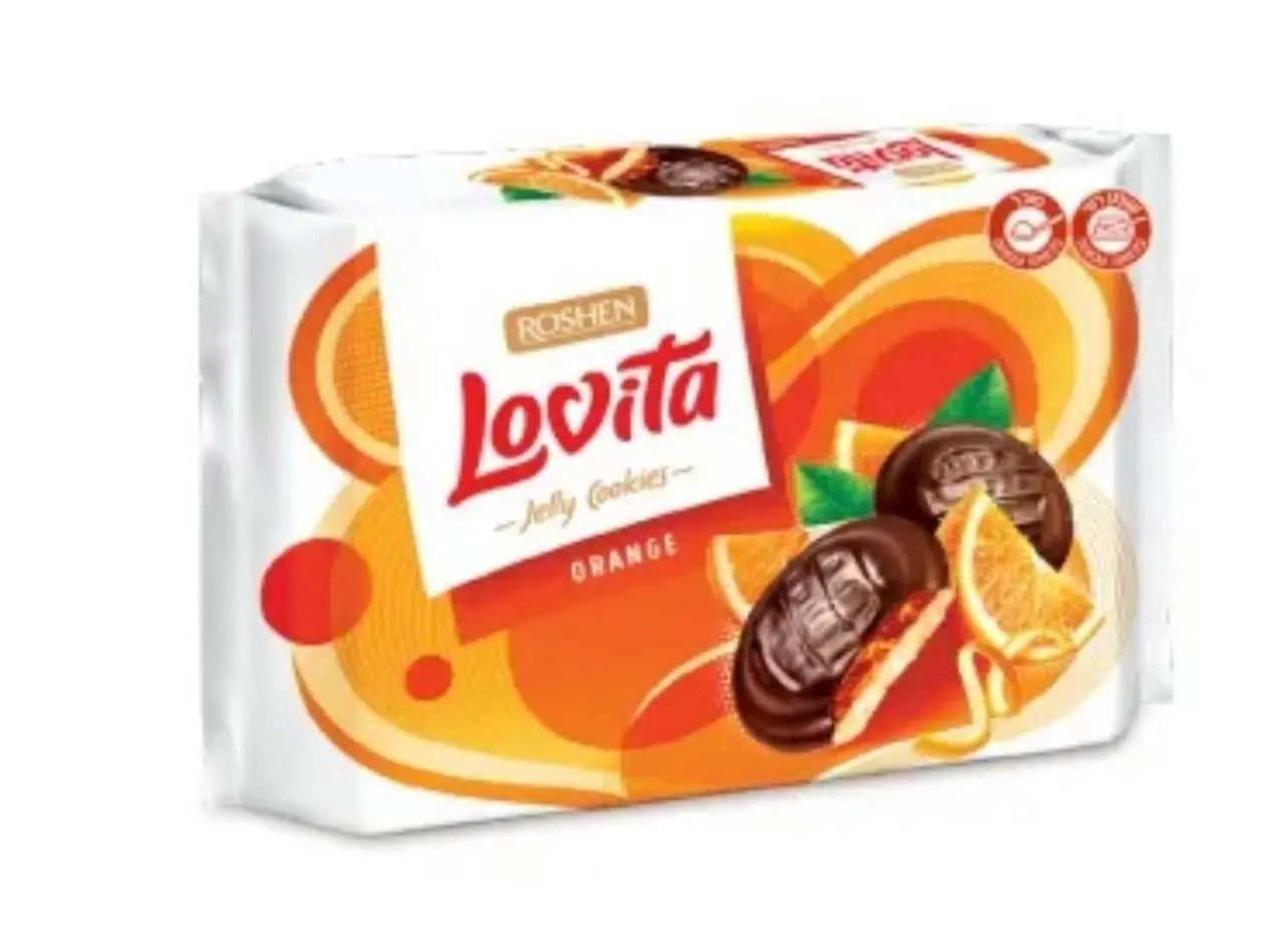 Печенье LOVITA с желейной начинкой (апельсин)