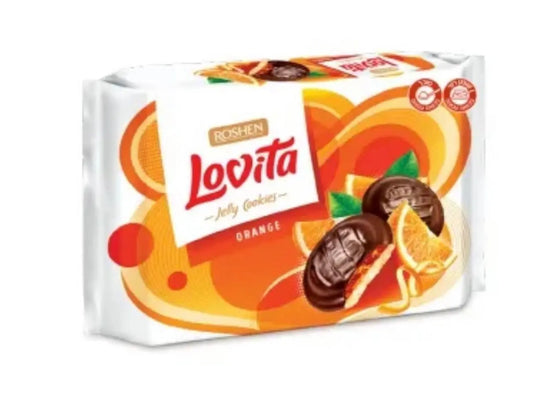 Печенье LOVITA с желейной начинкой (апельсин)