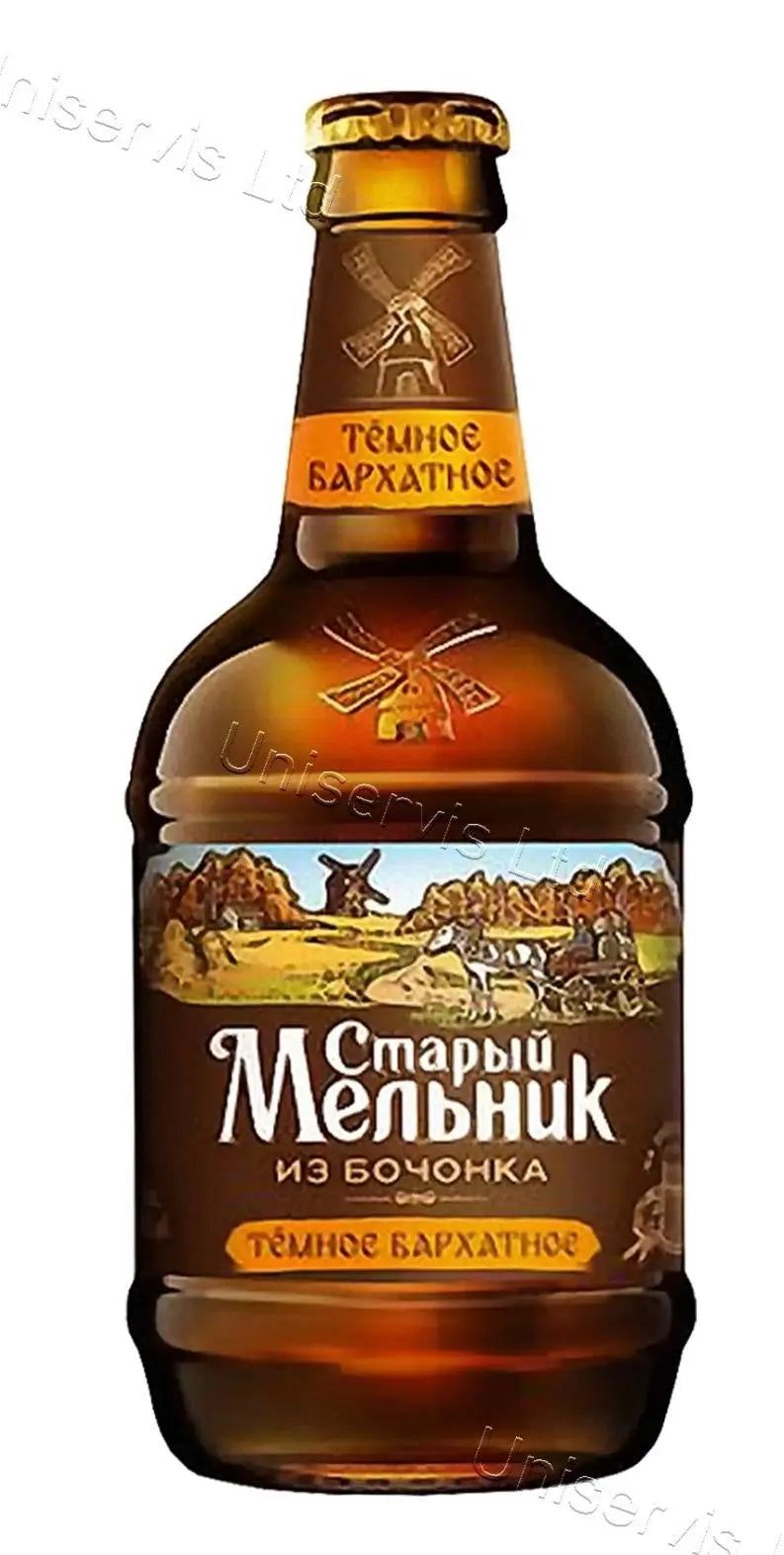 Пиво Старый мельник темное бархатное