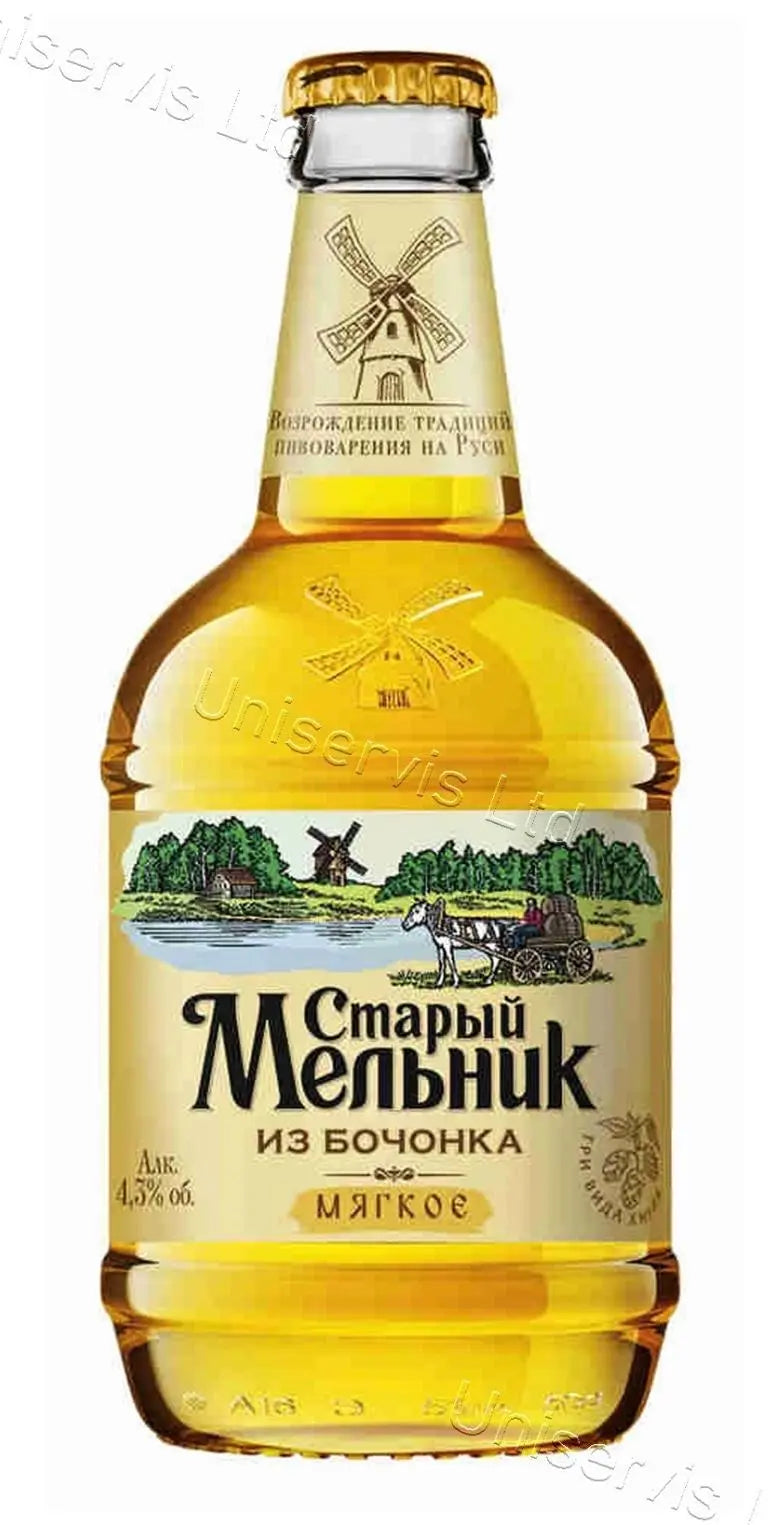 Пиво Старый мельник мягкое