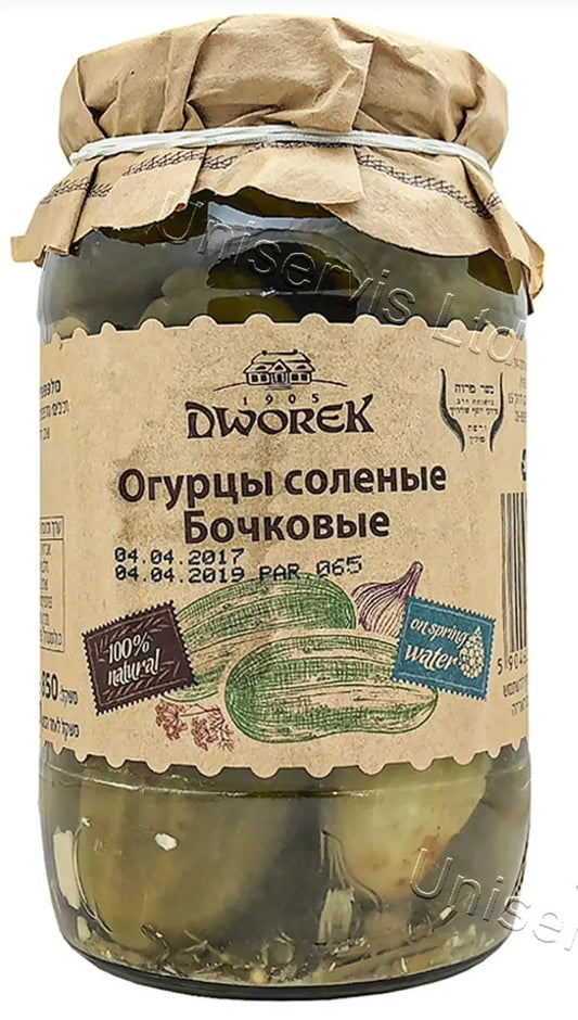 Огурцы  соленые бочковые DWOREK