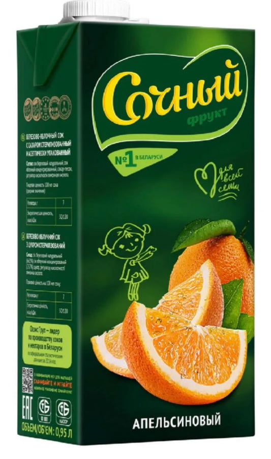 Сок "Сочный" апельсиновый