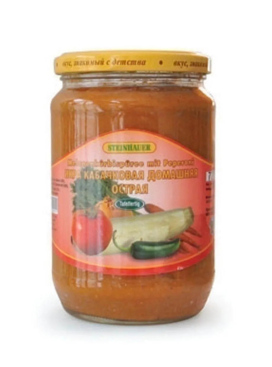 Икра кабачковая домашняя (острая)