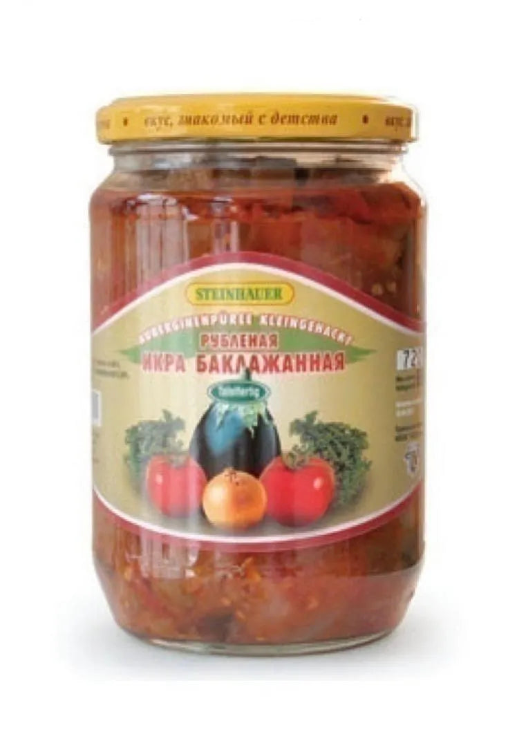 Икра рубленная баклажанная