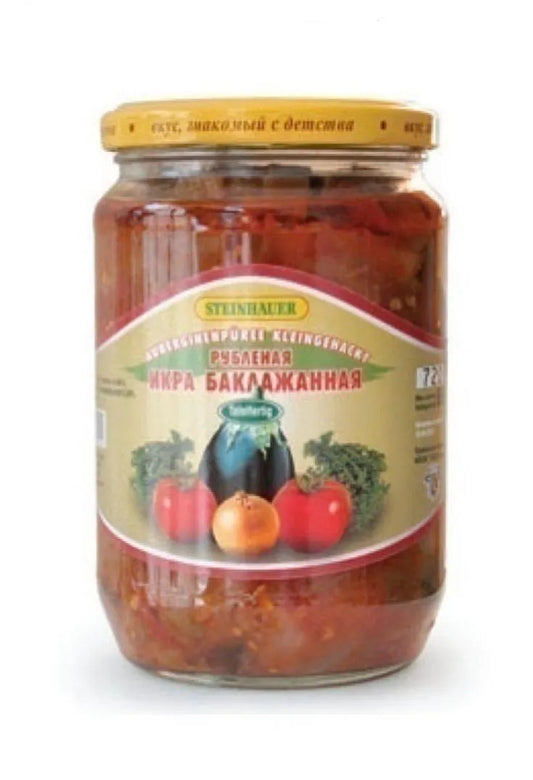 Икра рубленная баклажанная