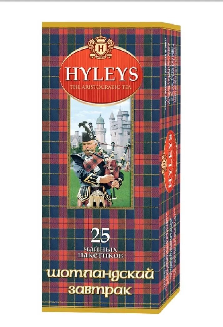 Чай черный "Hyleys" шотландский завтрак (25 пакетов)