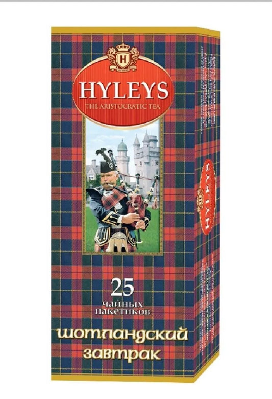 Чай черный "Hyleys" шотландский завтрак (25 пакетов)