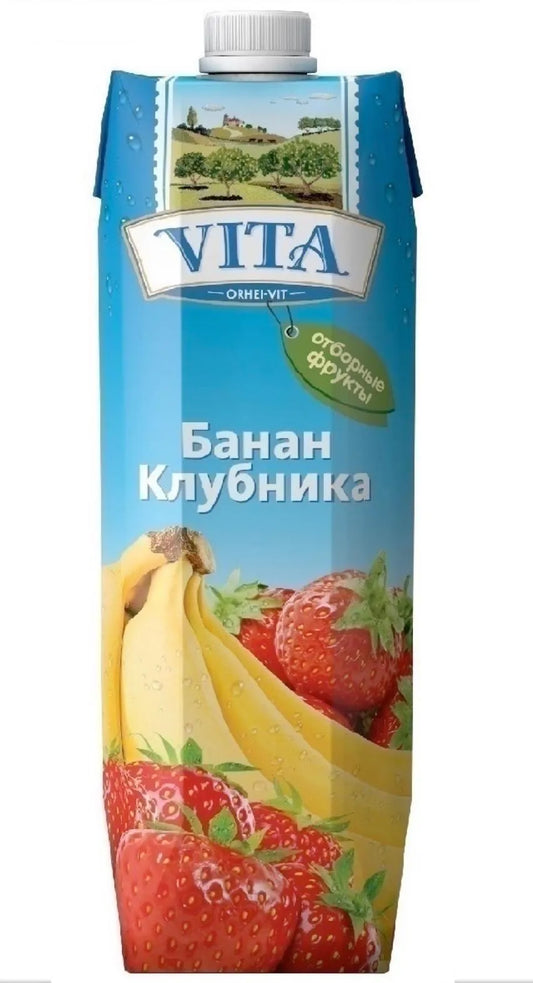 Сок клубника-банан VITA