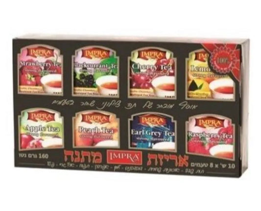 Черный чай со вкусами в подарочной упаковке IMPRA