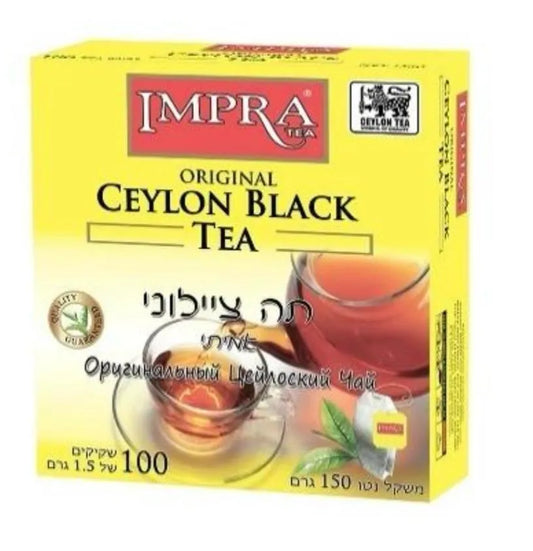 Чай черный цейлонский IMPRA (100 пакетов)