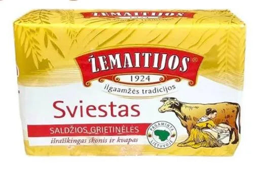 Масло сливочное  Zemaitios