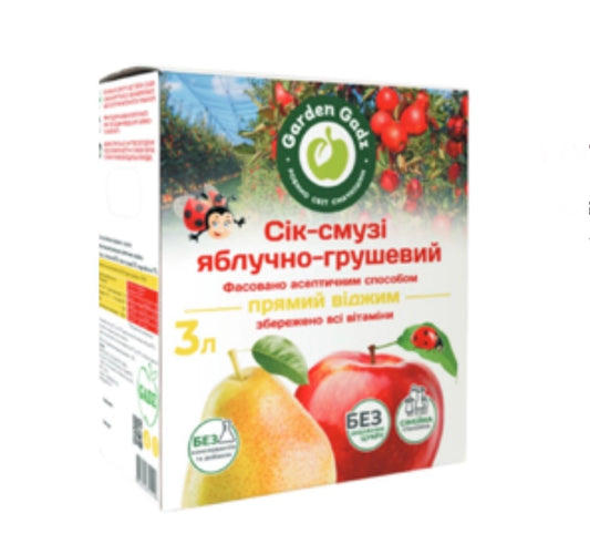 Сок яблочно-грушевый Garden Gadz